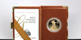 2017 Proof American Gold Eagle Photos and Early Sales 2017-W $50 Proof American Gold Eagle, Cert and Case