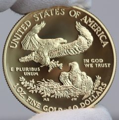 2017-W $50 Proof American Gold Eagle, Reverse-a