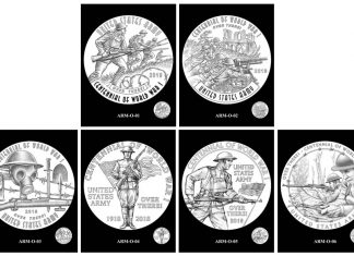 2018 World War I Army Medal Designs Reviewed Army Silver Medal Design Candidates - Obverses