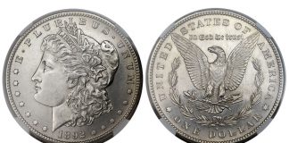 Heritage Realizes $9.8 Million in April 2017 Dallas Sale 1892-S Morgan Dollar MS63 NGC