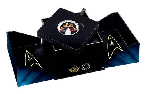 2017 $30 Star Trek Five Captains 2 oz. Silver Coin - Packaging