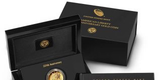 American Liberty 225th Anniversary Gold Coin Release 2017 American Liberty 225th Anniversary Gold Coin, Case and Booklet
