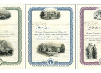 2017 Intaglio Prints for Legislative, Executive, and Judicial Branches 2017 Constitution Series Intaglio Prints