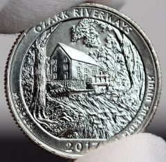 2017-D Uncirculated Ozark National Scenic Riverways Quarter, Reverse -b