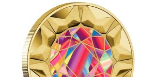 Australian 2017 Collector Coins for April 2017 Rare Beauties Extraordinary Gemstones $1 Coin