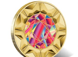 Australian 2017 Collector Coins for April 2017 Rare Beauties Extraordinary Gemstones $1 Coin
