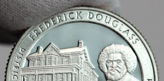 Frederick Douglass Quarters for D.C. in Three-Coin Set 2017-S Proof Frederick Douglass National Historic Site Quarter