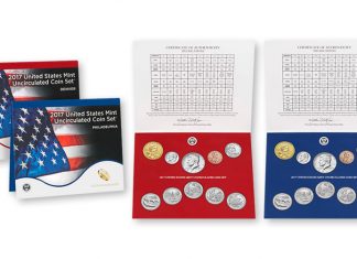 2017 US Mint Uncirculated Coin Set Released 2017 United States Mint Uncirculated Coin Set