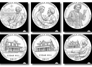 2017 Frederick Douglass Quarters Released Design Candidates for 2017 Frederick Douglass National Historic Site Quarter