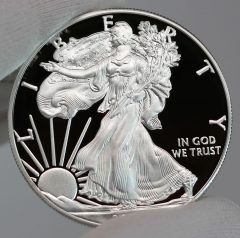 2017-S Proof American Silver Eagle - Obverse, a