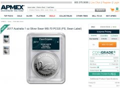 APMEX – Silver Swan