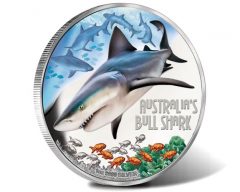 Deadly and Dangerous – Bull Shark 2017 1oz Silver Proof Coin