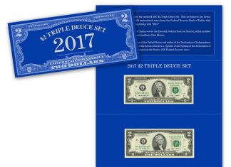 2017 $2 Triple Deuce Set Features Identical Serial Numbers 2017 $2 Triple Deuce Set