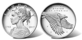 2017-P Proof American Liberty Silver Medal Release 2017-P Proof American Liberty Silver Medal - Obverse and Reverse