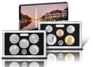 US Mint 2017 Silver Proof Set Released 2017 Silver Proof Set