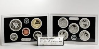 US Mint Sales: 2017 Silver Proof Set, Ozark Riverways Quarters Debut 2017 Silver Proof Set Lenses - Ozark Riverways Quarters