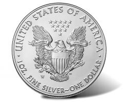 2017-W Uncirculated American Silver Eagle - reverse