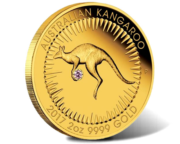 Australian Kangaroo 2017 1oz Silver Proof High Relief Coin