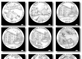 2017 Ozark National Scenic Riverways Quarters Released Design Candidates 2017 Ozark National Scenic Riverways Quarter