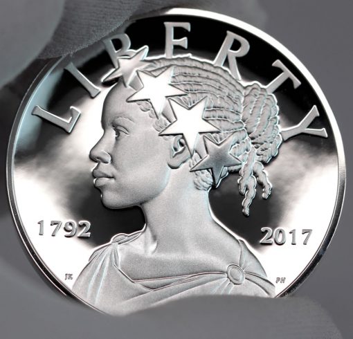 Photo 2017-P Proof American Liberty Silver Medal, Obverse