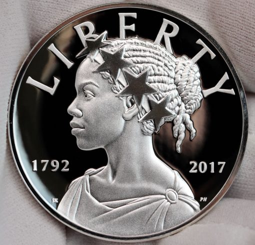 Photo 2017-P Proof American Liberty Silver Medal, Obverse-d