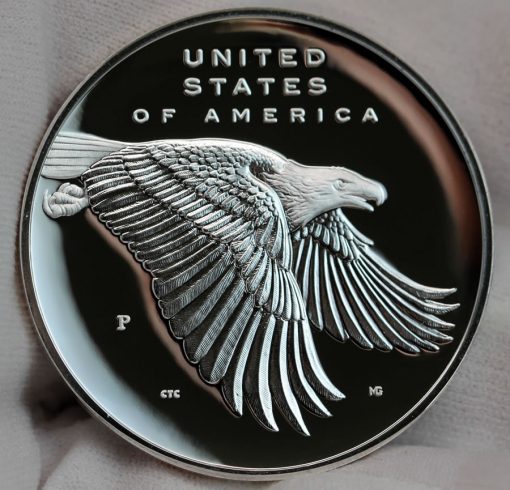 Photo 2017-P Proof American Liberty Silver Medal, Reverse,b