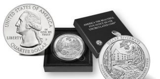 2017 Ozark Riverways 5 Oz Silver Uncirculated Coin Released 2017-P Ozark National Scenic Riverways Five Ounce Silver Uncirculated Coin and Presentation Case