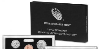 Enhanced Uncirculated Set For U.S. Mint’s 225th Anniversary 225th Anniversary Enhanced Uncirculated Coin Set