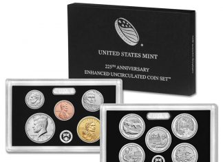 Enhanced Uncirculated Set For U.S. Mint’s 225th Anniversary 225th Anniversary Enhanced Uncirculated Coin Set