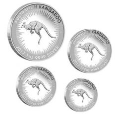 Australian Kangaroo 2017 Silver Proof Four-Coin Set