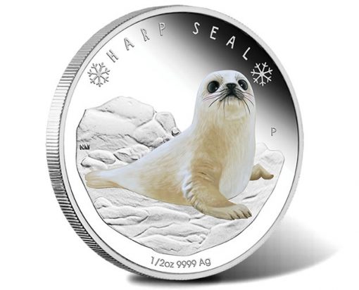 Polar Babies - Harp Seal 2017 1/2oz Silver Proof Coin