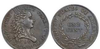 Two Rare U.S. Cents Realize Nearly $500,000 1792 P1C Birch Cent