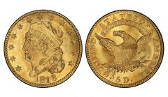 1818 BD-2 STATESOF Half Eagle