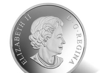 Flora and Fauna of Canada Depicted on 2017 $30 2 oz Silver Coin 2017 $30 Flora and Fauna of Canada 2 oz Silver Coin - Obverse