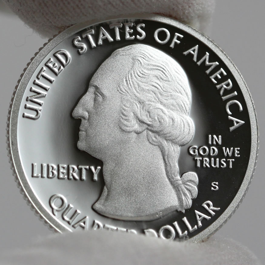 2017-P Uncirculated Ellis Island Quarter - Clad, Reverse