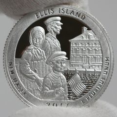 2017-S Silver Proof Ellis Island Quarter - Clad, Reverse-2