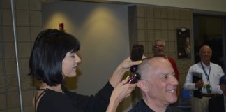 Pawn Stars’ Rick Harrison Helps “Shave Miles” Event Raise $10,000 Dava and Jim Halperin