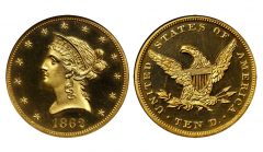 Proof 1862 Eagle