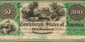 Stack’s Bowers Realize $2.3 Million in 2017 ANA U.S. Currency Auction T-2 1861 $500