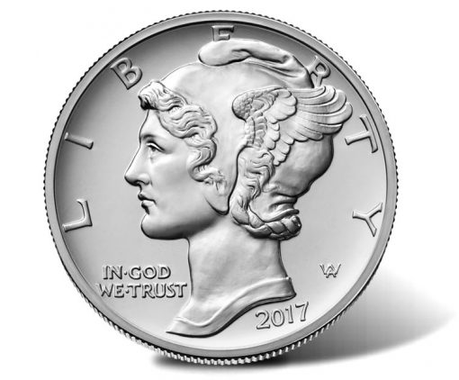 2017 $25 American Eagle Palladium Bullion Coin (Obverse)