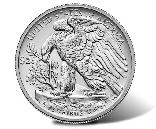 2017 $25 American Eagle Palladium Bullion Coin (Reverse)