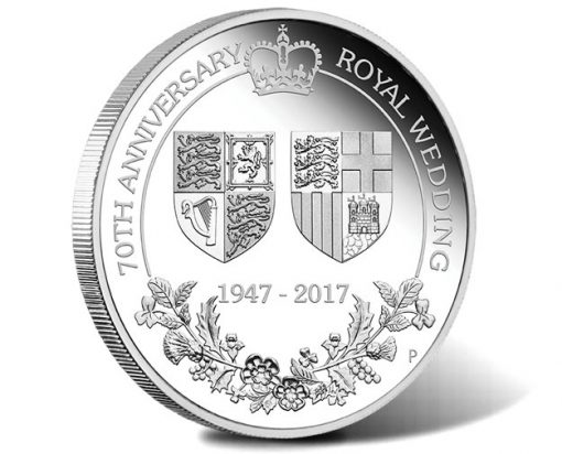 70th Anniversary of the Royal Wedding 2017 1oz Silver Proof Coin