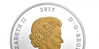Canadian 2017 $20 Silver Gold-Plated Coins Depict Marine Life Canadian 2017 $20 From Sea To Sea To Sea Series Coin - Obverse