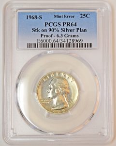 1968-S Proof Quarter