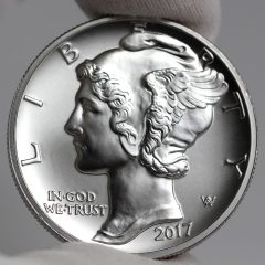 2017 $25 American Palladium Eagle Bullion Coin – Obverse