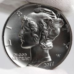 2017 $25 American Palladium Eagle Bullion Coin – Obverse-a