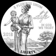 2018-W Proof American Platinum Eagle - Obverse Life Design