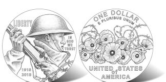 2018 World War I American Veterans Centennial Silver Dollar Designs Announced 2018 World War I American Veterans Centennial Silver Dollar Designs