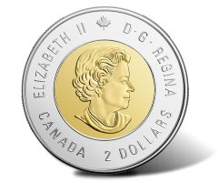 Canadian $2 100th Anniversary Battle of Vimy Ridge Circulation Coin - Obverse