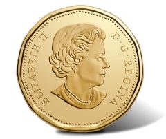 Canadian 2017 $1 100th Anniversary Toronto Maple Leafs Circulation Coin - Obverse